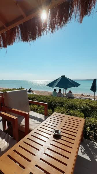 Пляжный бар 🏖️🍹🌊 - The V Luxury Resort Sahl Hasheesh 5*